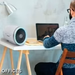 ⁦مبرد هواء محمول Arctic Air Ice Jet – 3 سرعات مع إضاءة LED وخزان مياه⁩ - الصورة ⁦7⁩