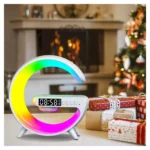 ⁦مكبر صوت بلوتوث G-Lamp مع شحن لاسلكي 10 واط وإضاءة ⁩ - الصورة ⁦5⁩