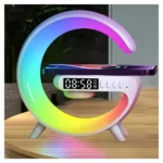 ⁦مكبر صوت بلوتوث G-Lamp مع شحن لاسلكي 10 واط وإضاءة ⁩ - الصورة ⁦4⁩