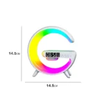 ⁦مكبر صوت بلوتوث G-Lamp مع شحن لاسلكي 10 واط وإضاءة ⁩ - الصورة ⁦9⁩