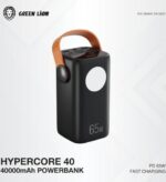 باور بانك Green Lion Hyper Core 40 سعة 40000 مللي أمبير مع شحن سريع PD 65 - الصورة 6