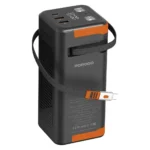 باور بنك 50000mAh مع كابل USB-C قابل للسحب وشحن سريع 
