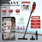 ⁦مكنسة كهربائية عمودية 3 في 1 بفلتر وسلك كهربائي – SOKANY⁩ - الصورة ⁦7⁩